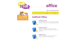 Desktop Screenshot of office.call2call.co.uk